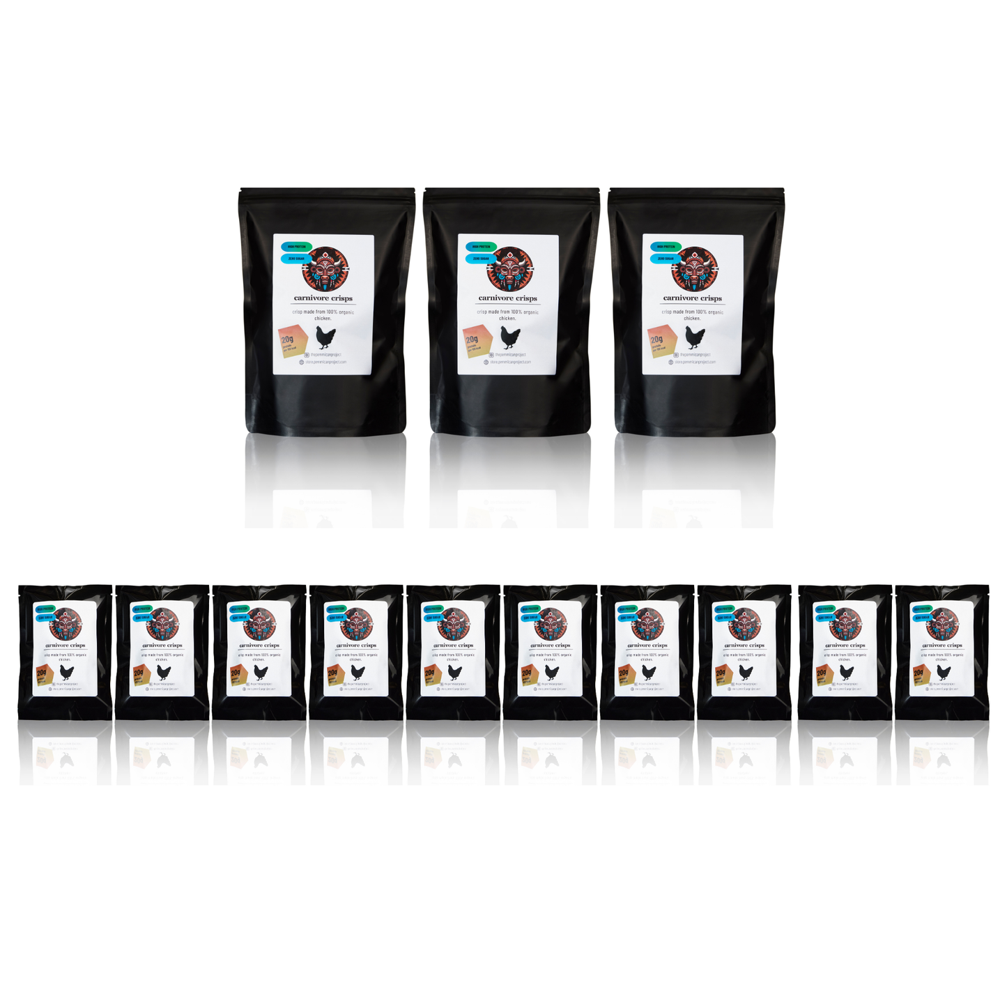 Carnivore Crisps Summer Bundle, Small