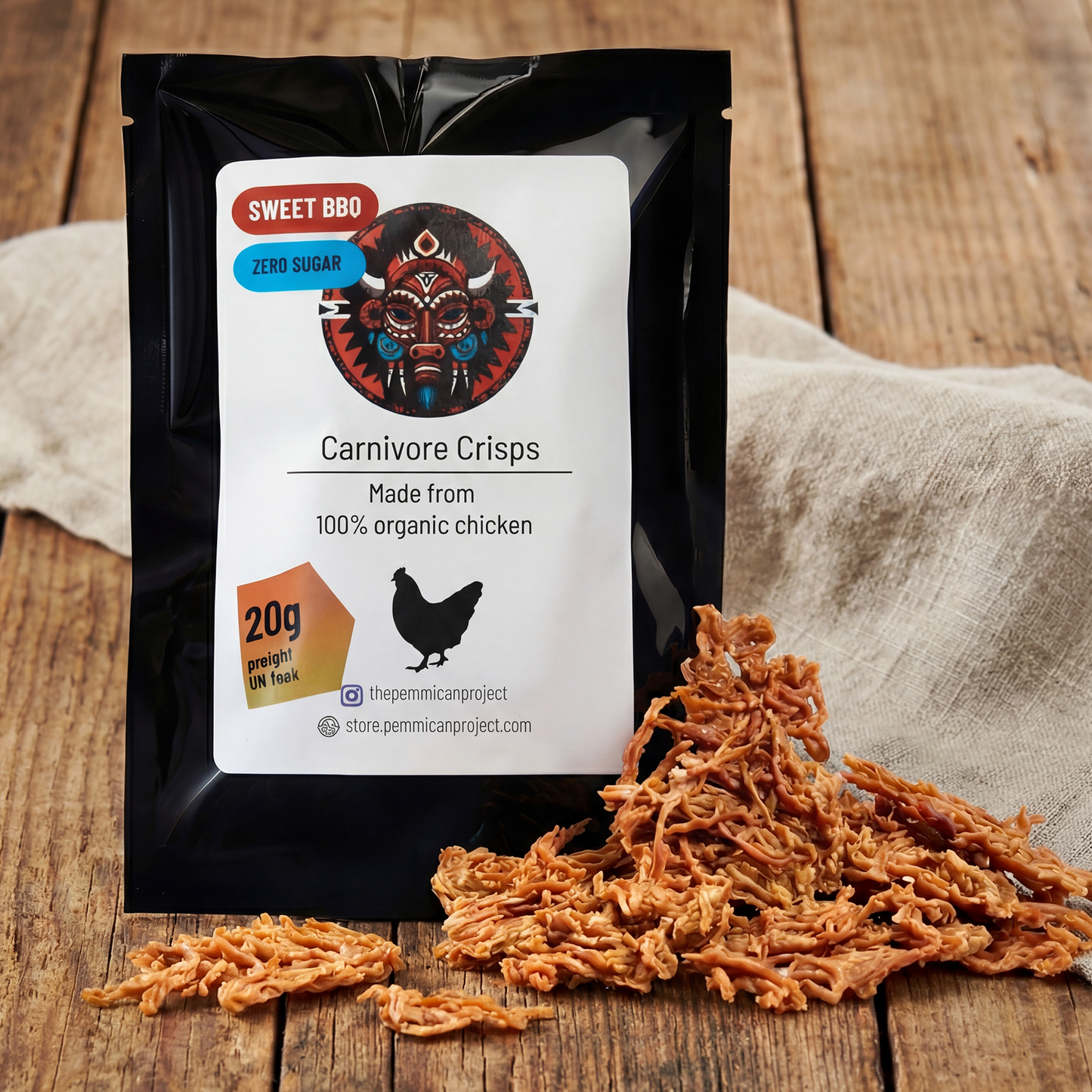 Carnivore Crisps — Air-Dried Chicken