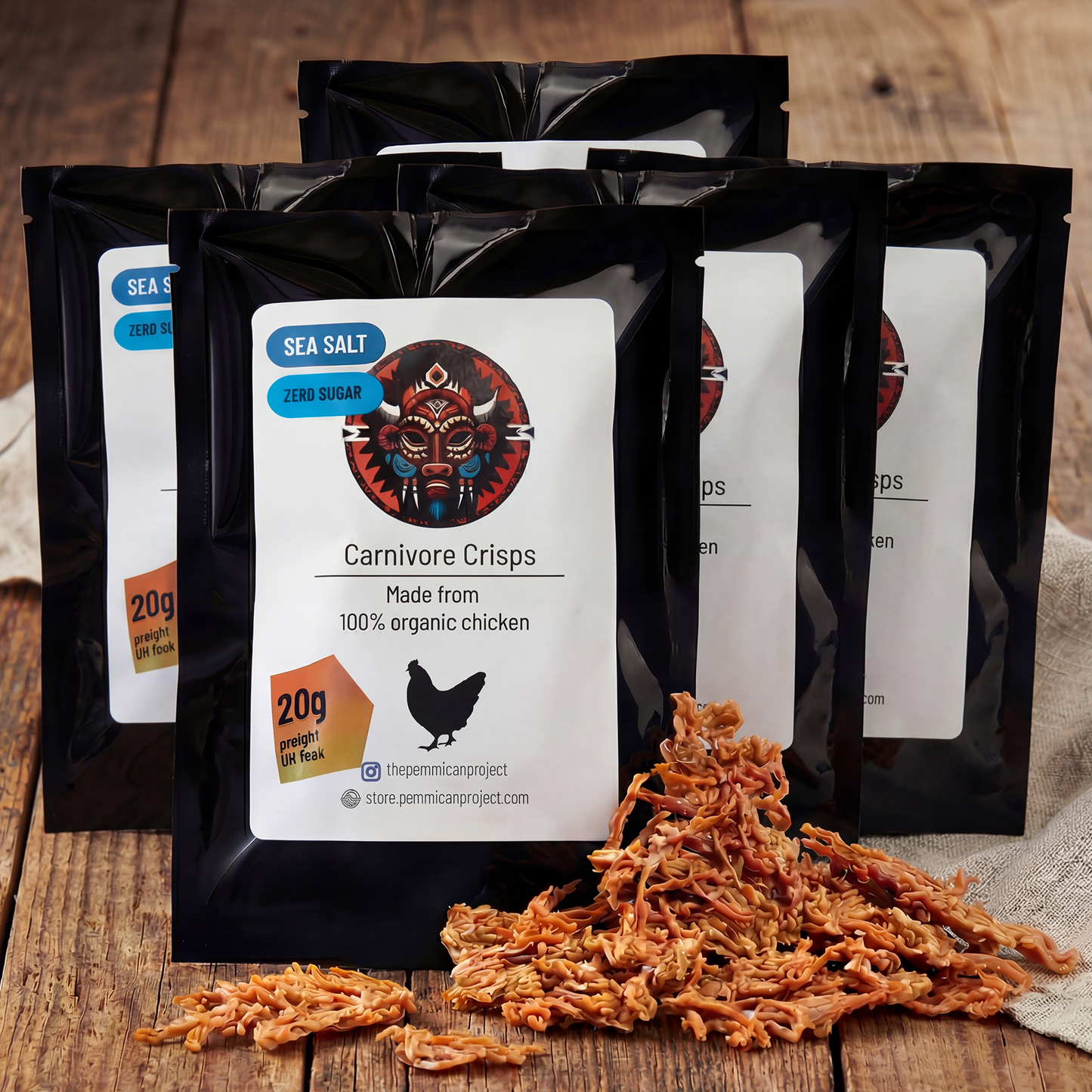 Carnivore Crisps — Air-Dried Chicken